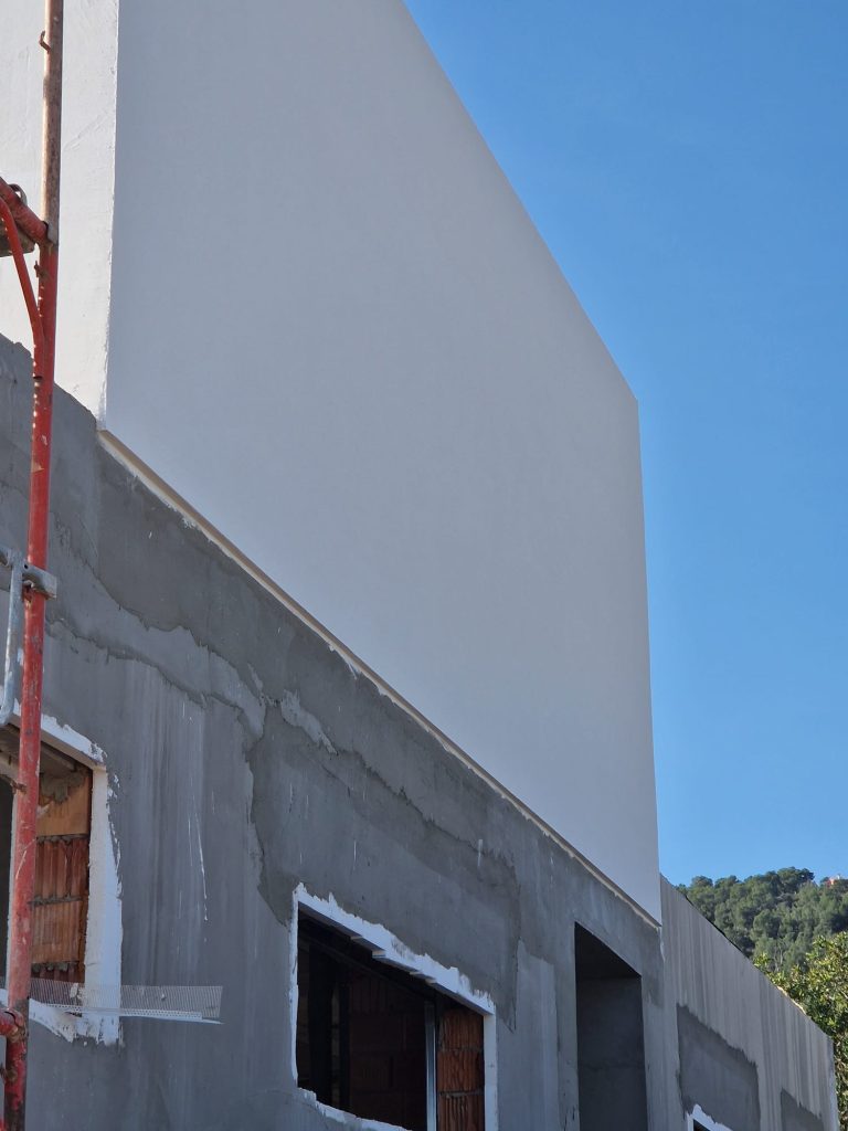 Pinturas para fachadas exteriores.